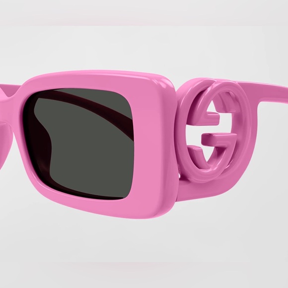 NWT Monochrome GG Rectangle Acetate Sunglasses - Picture 4 of 4